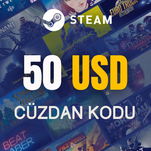 Steam 50 USD cüzdan kodu